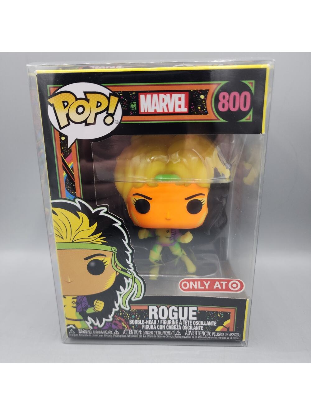 Funko Pop! Marvel X-Men - Rogue #800 - Black Light Glow Target Exclusive